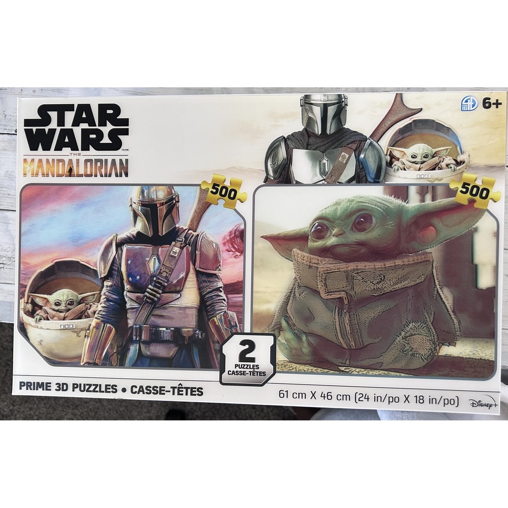 Star Wars Mandalorian Ultimate Prime 3D Lenticular Puzzles [Twin Pack]